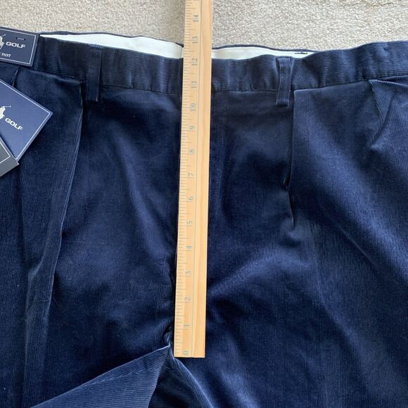 NWT‎ Polo Golf Ralph Lauren Blue Fairway Cotton Elastane Corduroy Pants 40x27 - Picture 9 of 12